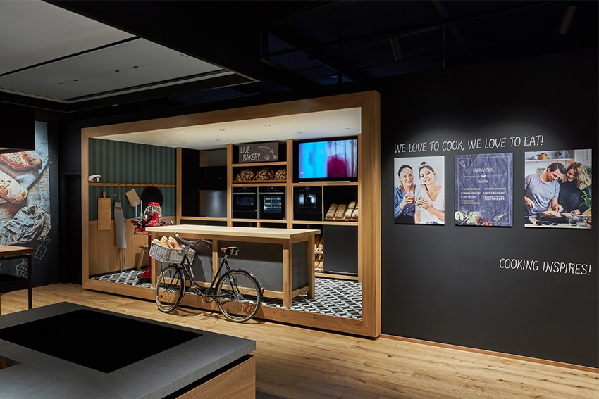 hochwertiger Innenausbau für BSH in Löhne - Retail Profi mit perfektem Handwerk und eigener Produktion durch Winkels Interior aus Kleve in NRW / Deutschland